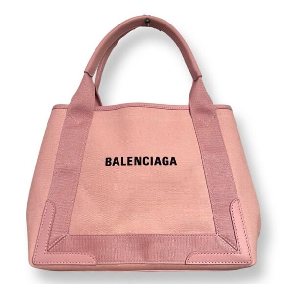 Balenciaga Navy Small Cabas Tote - Picture 1 of 12